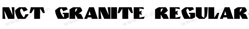 NCT Granite Regular字体转换